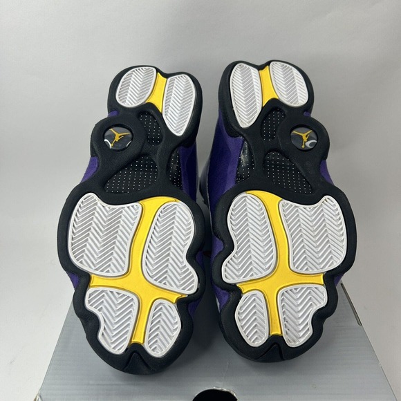 Nike Shoes Air Jordan 13 Retro “Lakers/Purple White” 2024 - Picture 7 of 8
